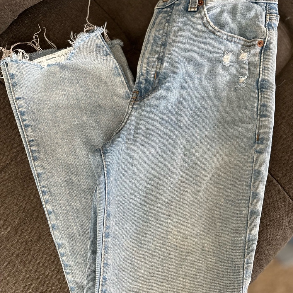 Old Navy High Rise Light Blue Jeans
